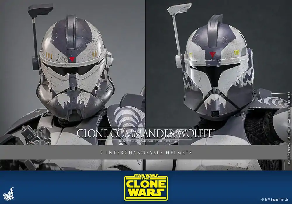 Star Wars: The Clone Wars figurină de acțiune 1/6 Clone Commander Wolffe 30 cm poza produsului