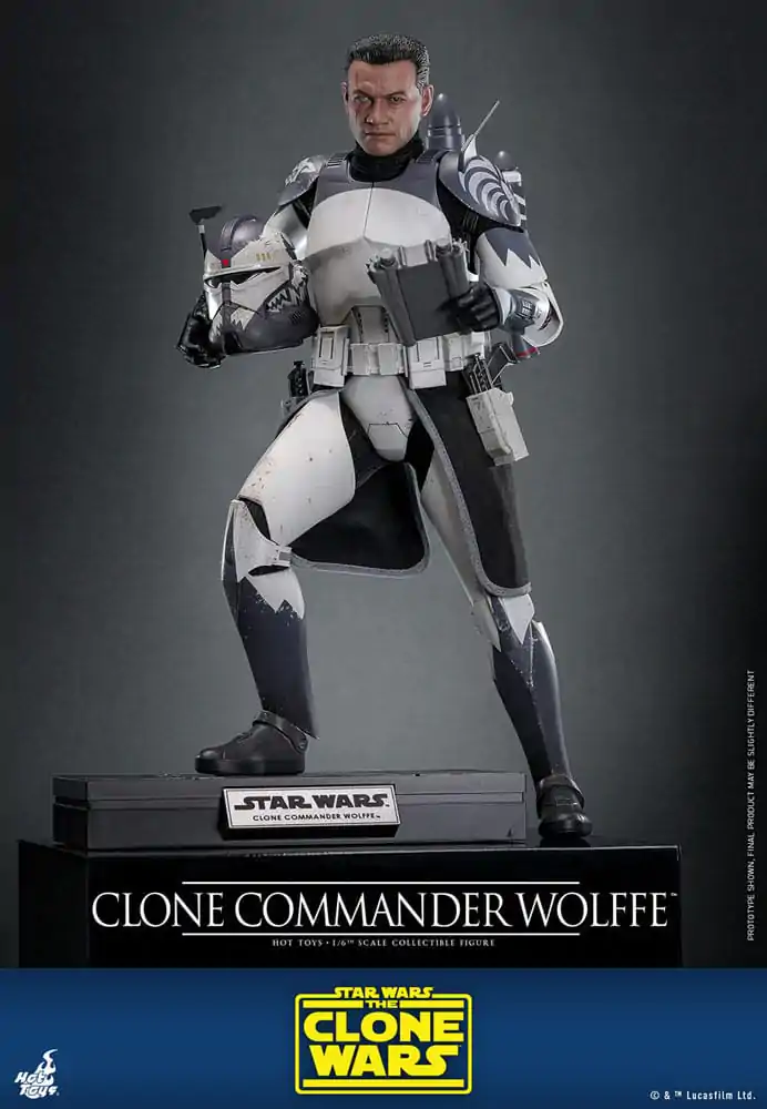 Star Wars: The Clone Wars figurină de acțiune 1/6 Clone Commander Wolffe 30 cm poza produsului