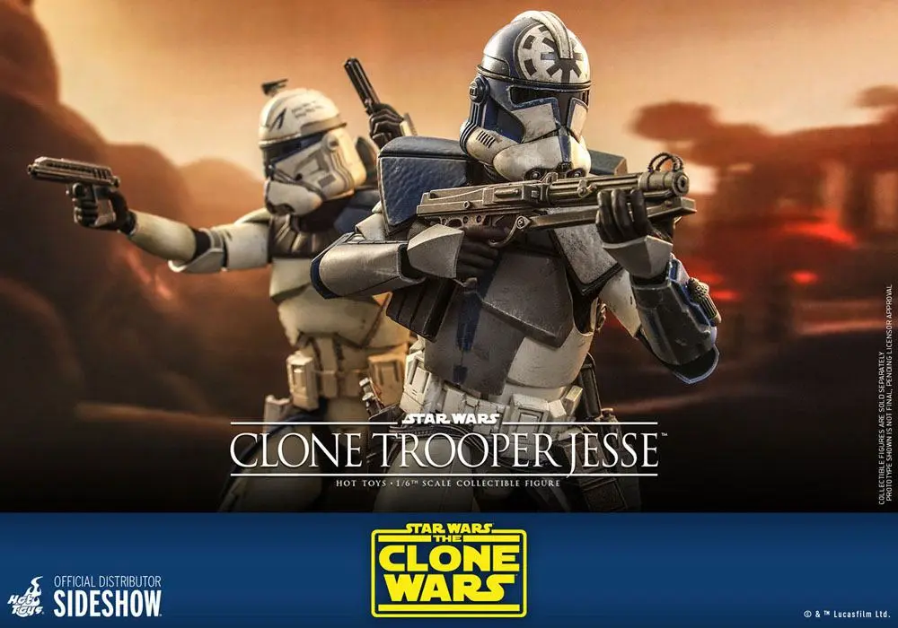 Star Wars The Clone Wars figurină de acțiune 1/6 Clone Trooper Jesse 30 cm poza produsului