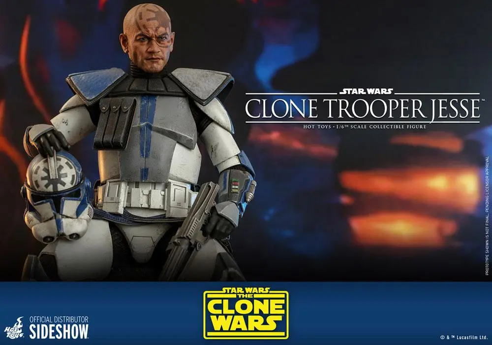 Star Wars The Clone Wars figurină de acțiune 1/6 Clone Trooper Jesse 30 cm poza produsului