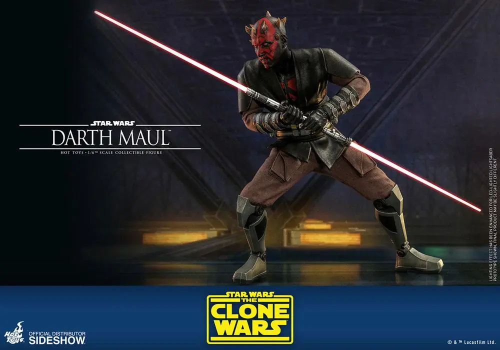 Star Wars The Clone Wars Figurina de acțiune 1/6 Darth Maul 29 cm poza produsului