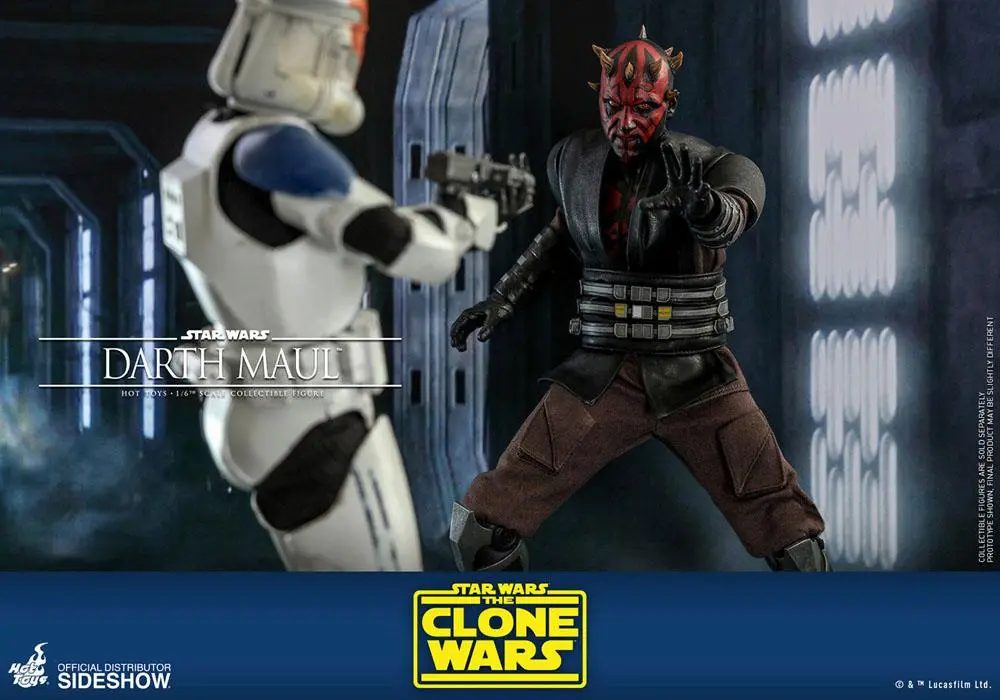 Star Wars The Clone Wars Figurina de acțiune 1/6 Darth Maul 29 cm poza produsului