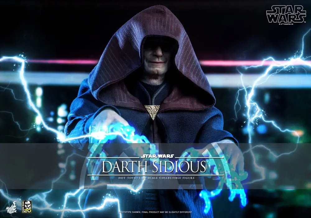 Star Wars: The Clone Wars Figurina de acțiune 1/6 Darth Sidious 29 cm poza produsului