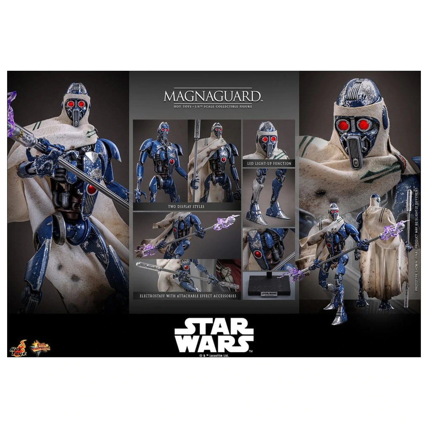 Star Wars: The Clone Wars figurina de actiune 1/6 MagnaGuard 34 cm poza produsului