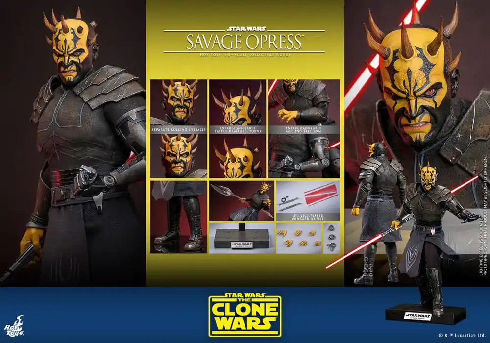 Star Wars: The Clone Wars Figurina de acțiune 1/6 Savage Opress 34 cm poza produsului