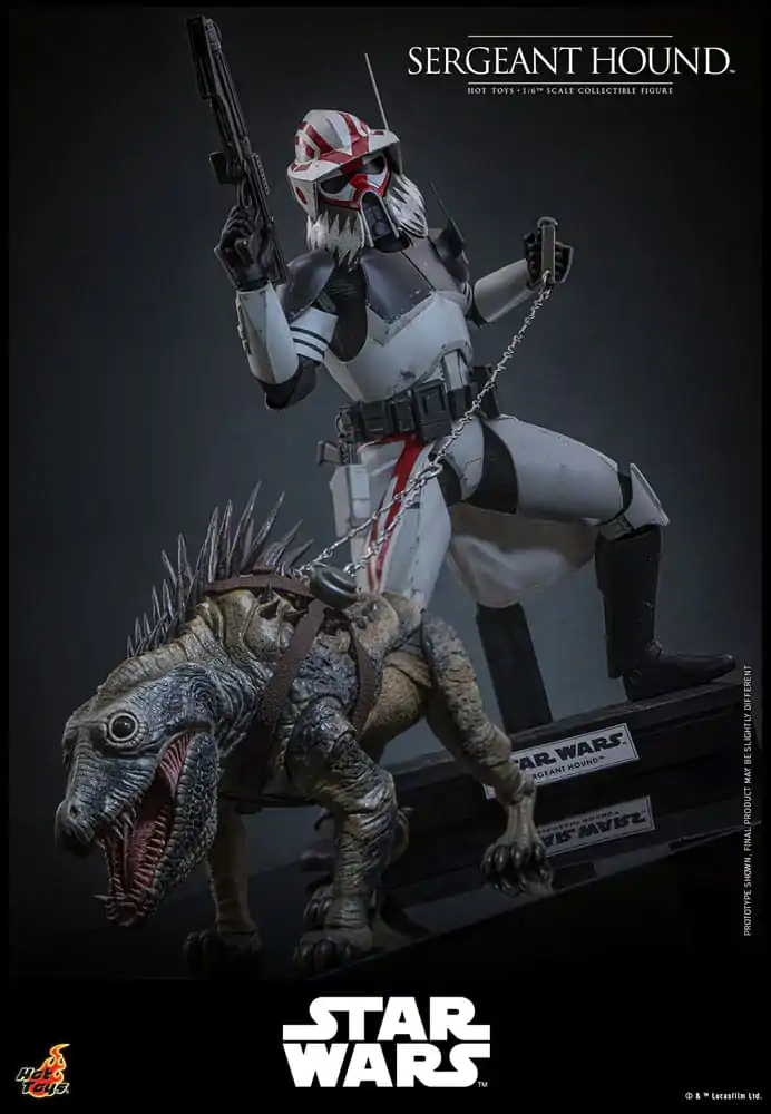 Star Wars: The Clone Wars figurina de actiune 1/6 Sergeant Hound 30 cm poza produsului