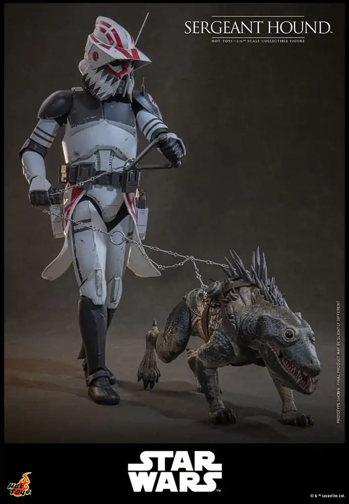 Star Wars: The Clone Wars figurina de actiune 1/6 Sergeant Hound 30 cm poza produsului