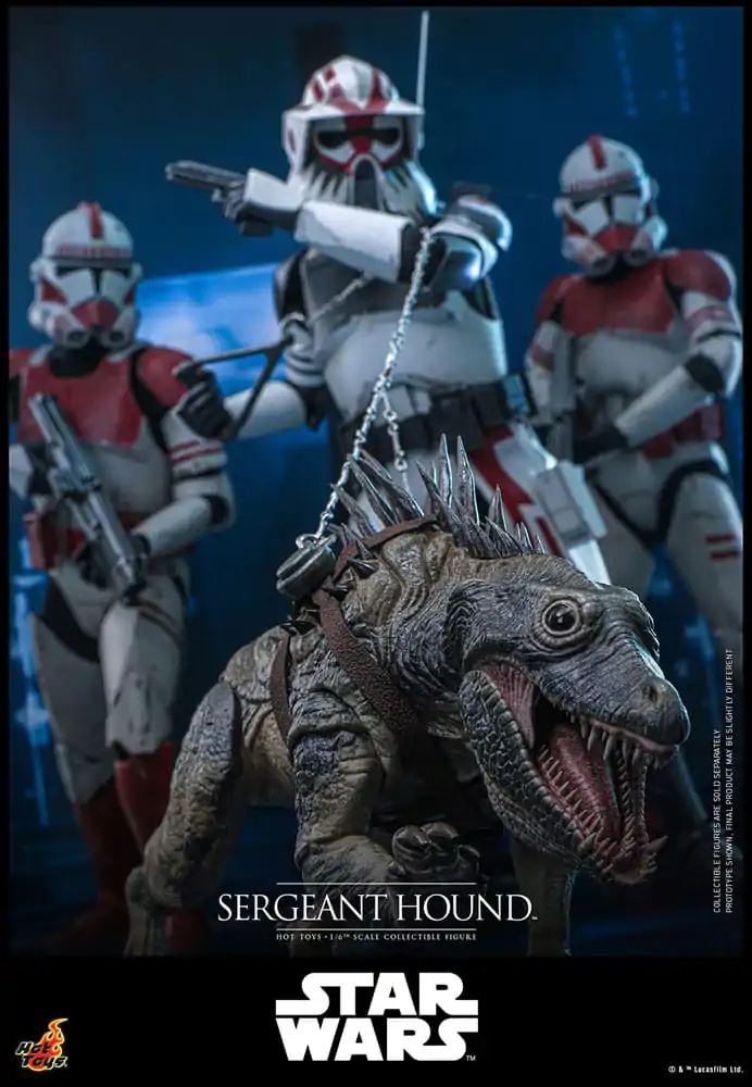 Star Wars: The Clone Wars figurina de actiune 1/6 Sergeant Hound 30 cm poza produsului
