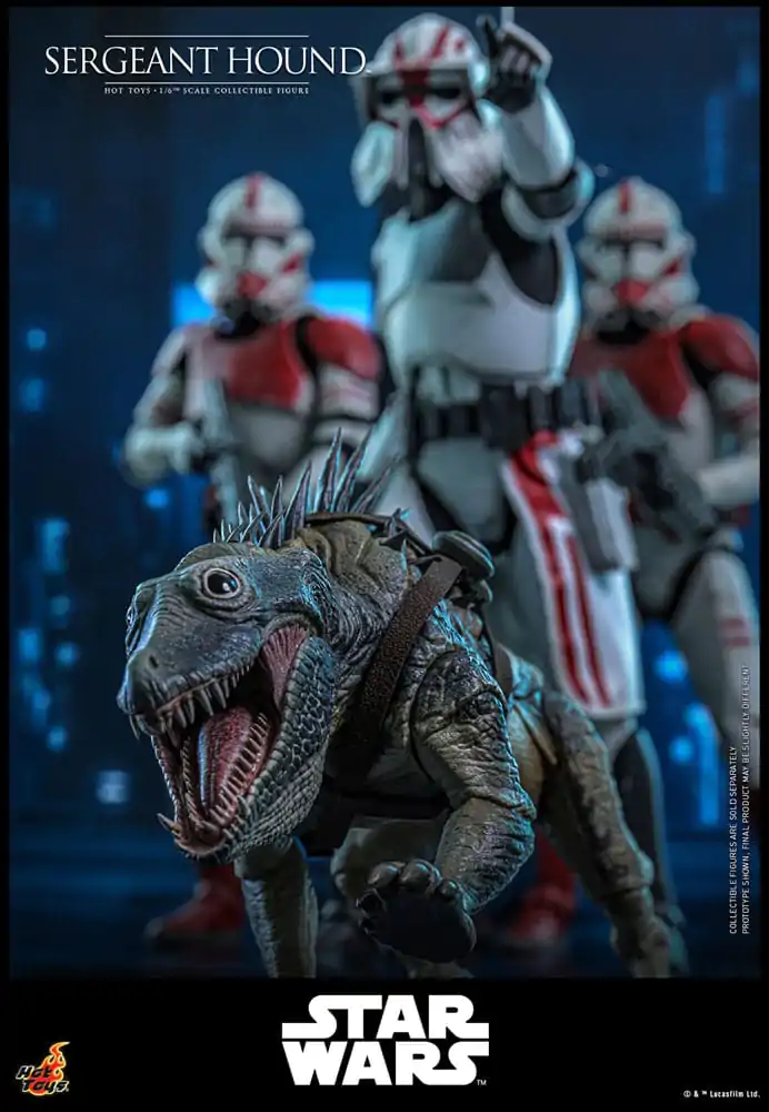 Star Wars: The Clone Wars figurina de actiune 1/6 Sergeant Hound 30 cm poza produsului