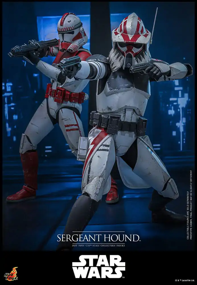 Star Wars: The Clone Wars figurina de actiune 1/6 Sergeant Hound 30 cm poza produsului