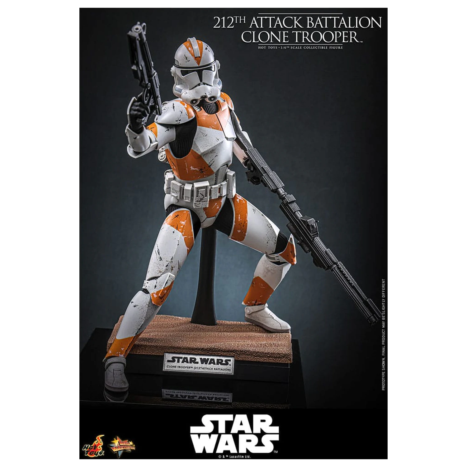 Star Wars: The Clone Wars figurina de actiune 1/6 212th Attack Battalion Clone Trooper 30 cm poza produsului