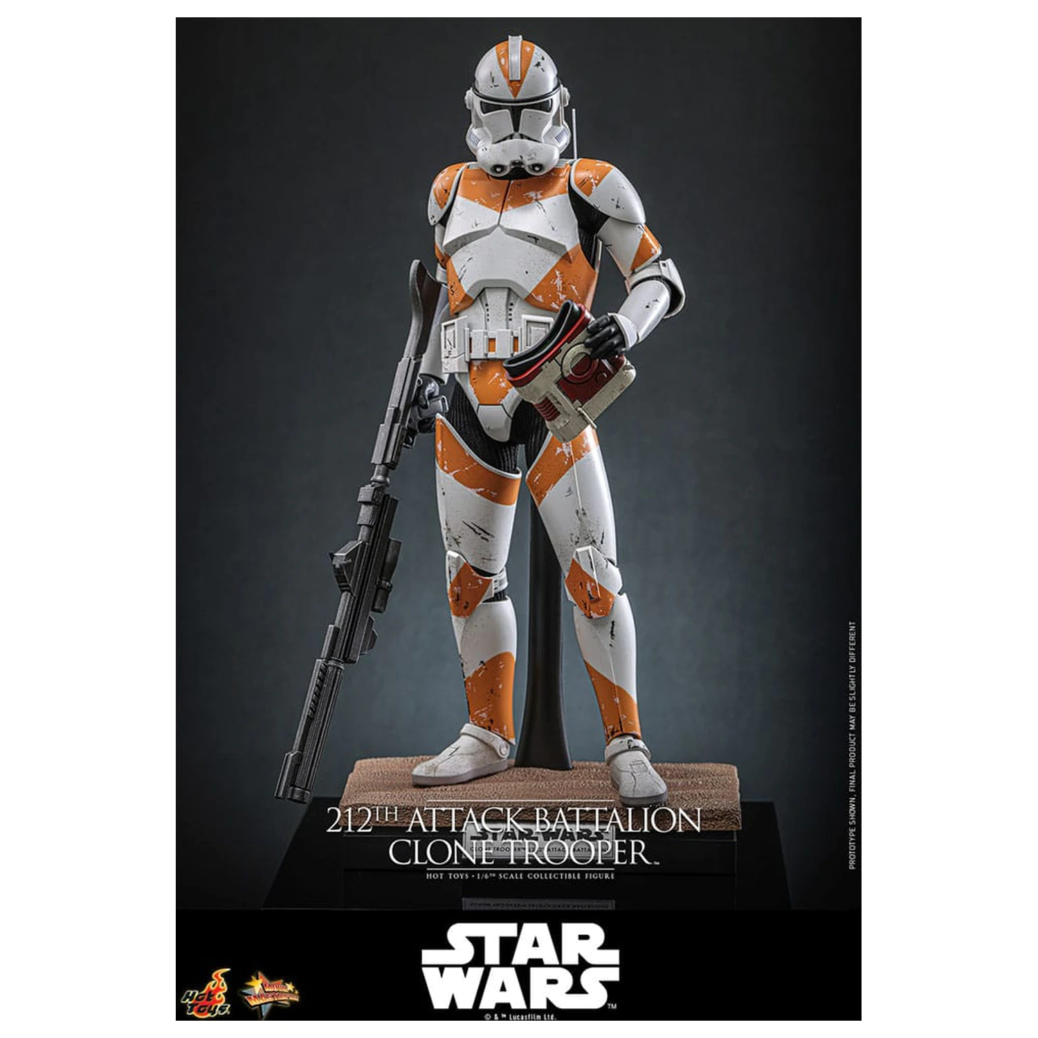 Star Wars: The Clone Wars figurina de actiune 1/6 212th Attack Battalion Clone Trooper 30 cm poza produsului