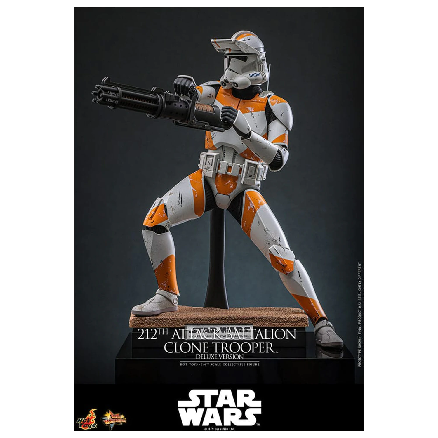 Star Wars: The Clone Wars figurina de acțiune 1/6 212th Attack Battalion Clone Trooper Versiune Deluxe 30 cm poza produsului