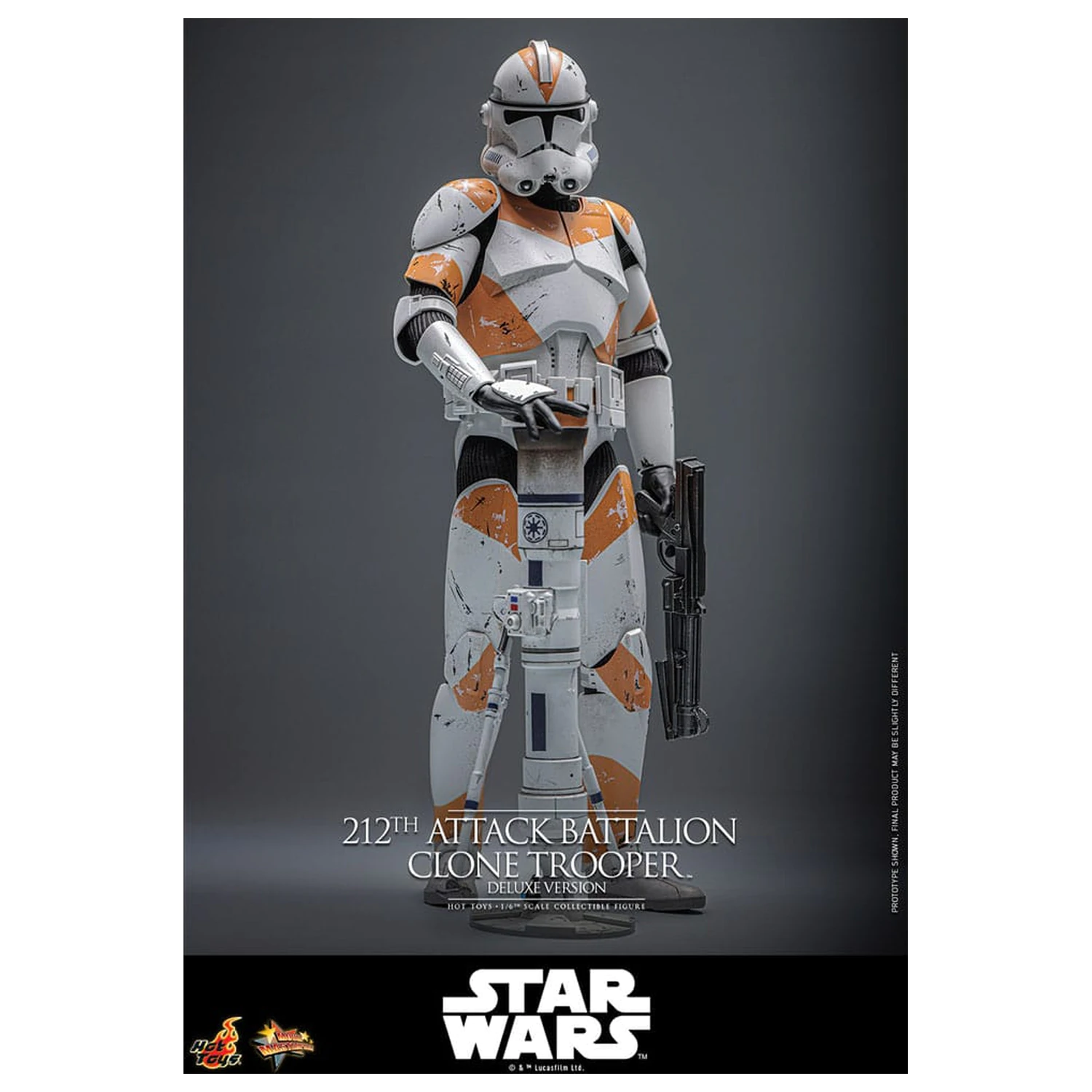 Star Wars: The Clone Wars figurina de acțiune 1/6 212th Attack Battalion Clone Trooper Versiune Deluxe 30 cm poza produsului