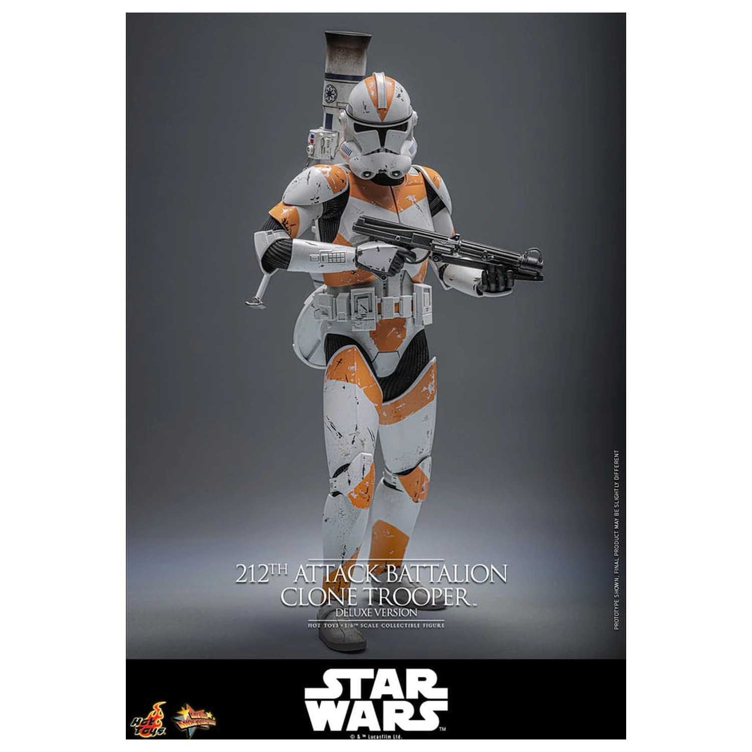 Star Wars: The Clone Wars figurina de acțiune 1/6 212th Attack Battalion Clone Trooper Versiune Deluxe 30 cm poza produsului