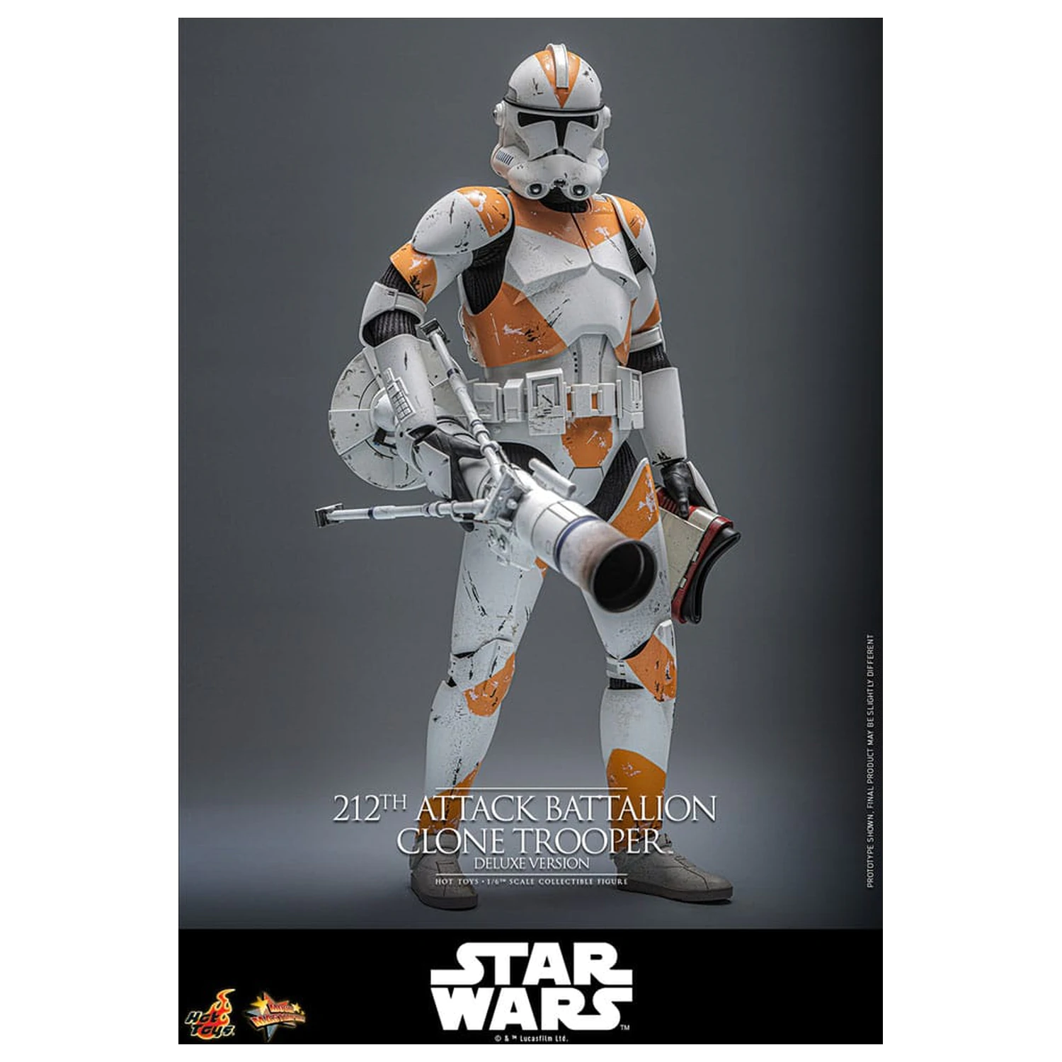 Star Wars: The Clone Wars figurina de acțiune 1/6 212th Attack Battalion Clone Trooper Versiune Deluxe 30 cm poza produsului