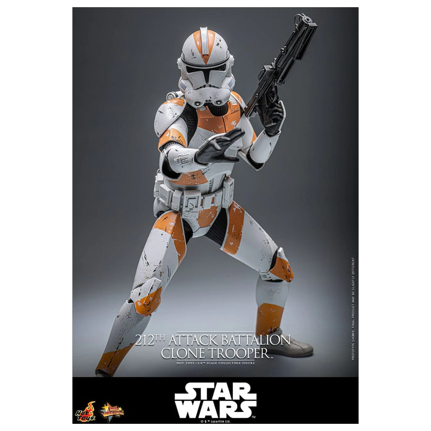 Star Wars: The Clone Wars figurina de acțiune 1/6 212th Attack Battalion Clone Trooper Versiune Deluxe 30 cm poza produsului