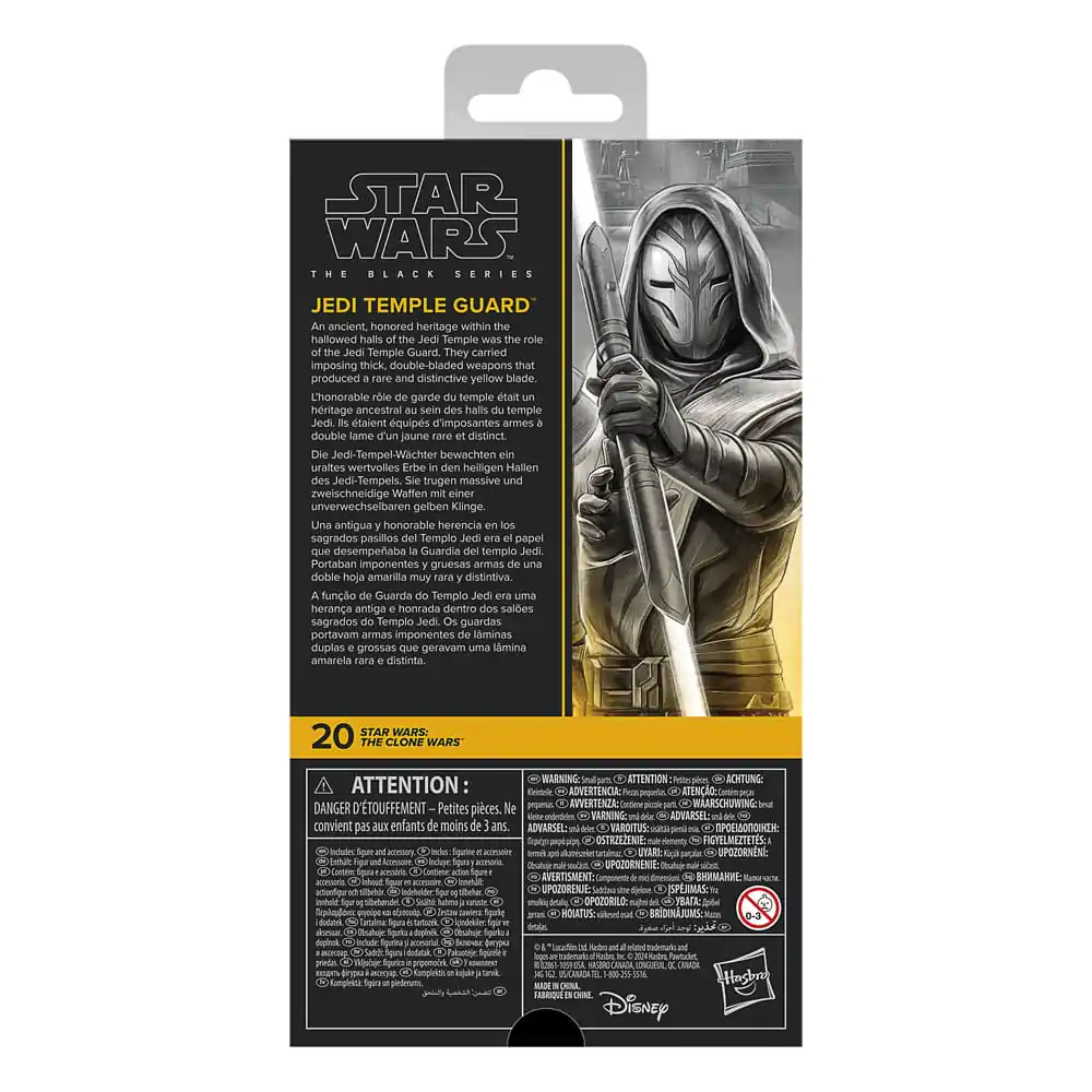 Star Wars: The Clone Wars Black Series figurină de acțiune Jedi Temple Guard 15 cm poza produsului