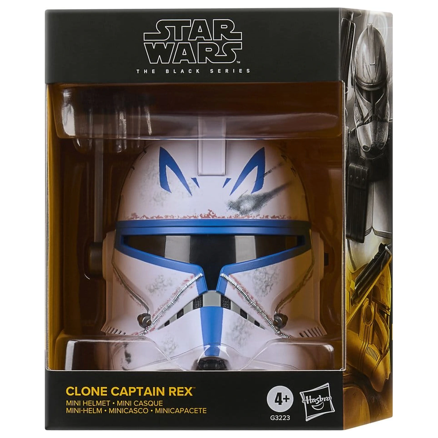 Star Wars: The Clone Wars Black Series Mini Cască Clone Captain Rex 15 cm poza produsului