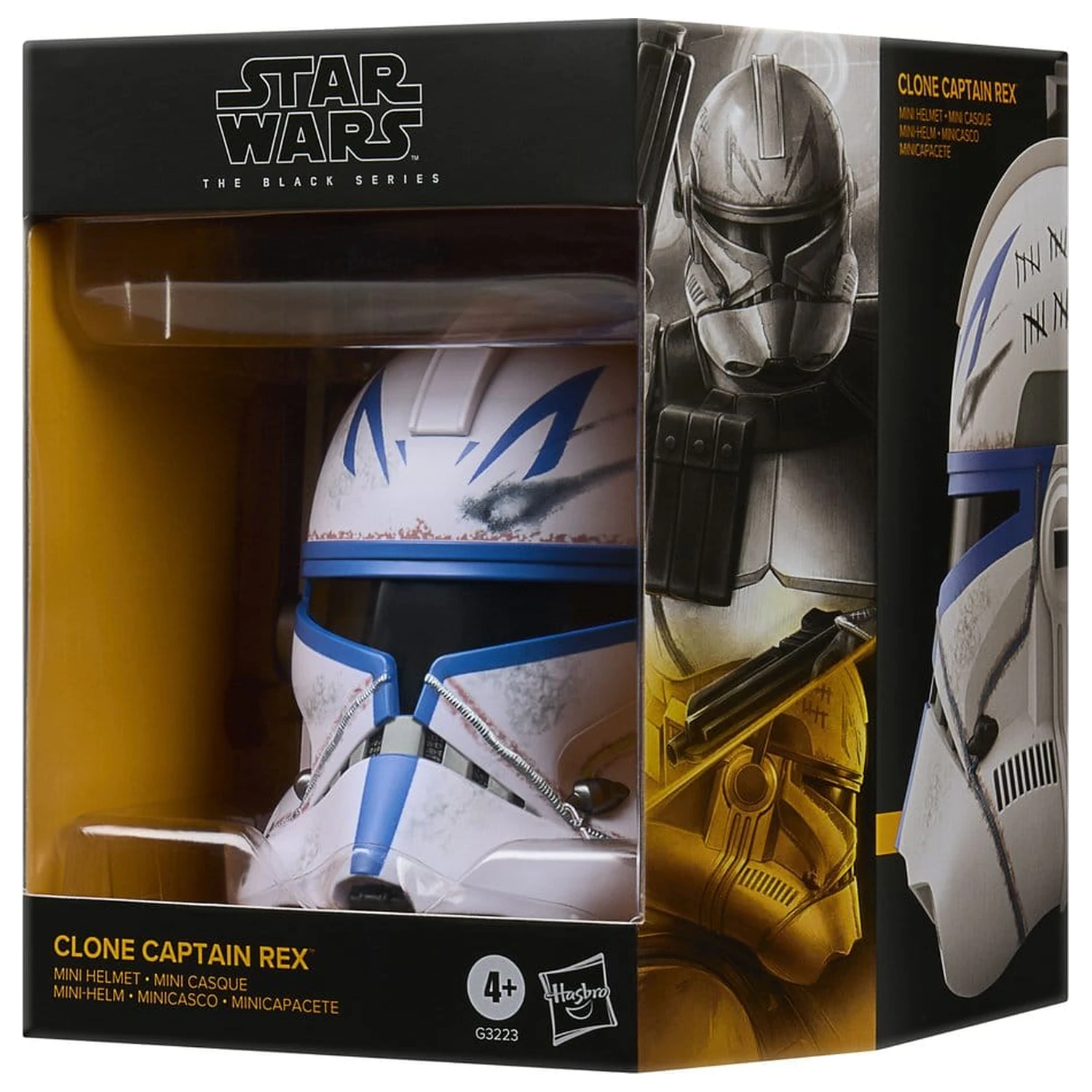 Star Wars: The Clone Wars Black Series Mini Cască Clone Captain Rex 15 cm poza produsului