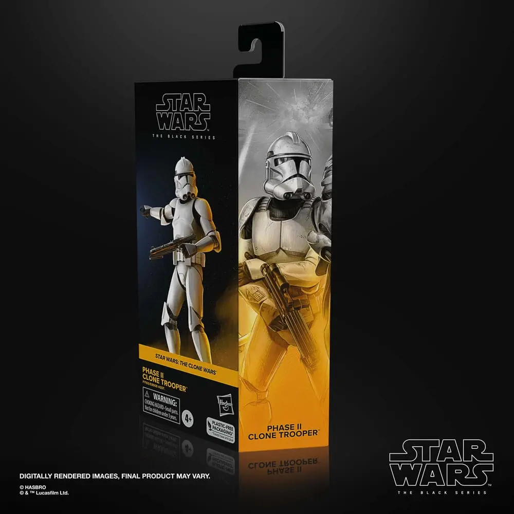 Star Wars: The Clone Wars Black Series figurină de acțiune Phase II Clone Trooper 15 cm poza produsului