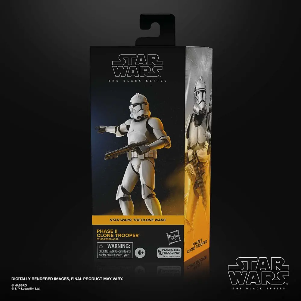 Star Wars: The Clone Wars Black Series figurină de acțiune Phase II Clone Trooper 15 cm poza produsului