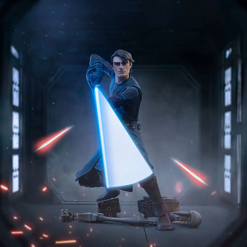 Star Wars: The Clone Wars Deluxe Art Scale Statuie 1/10 Anakin Skywalker 19 cm poza produsului