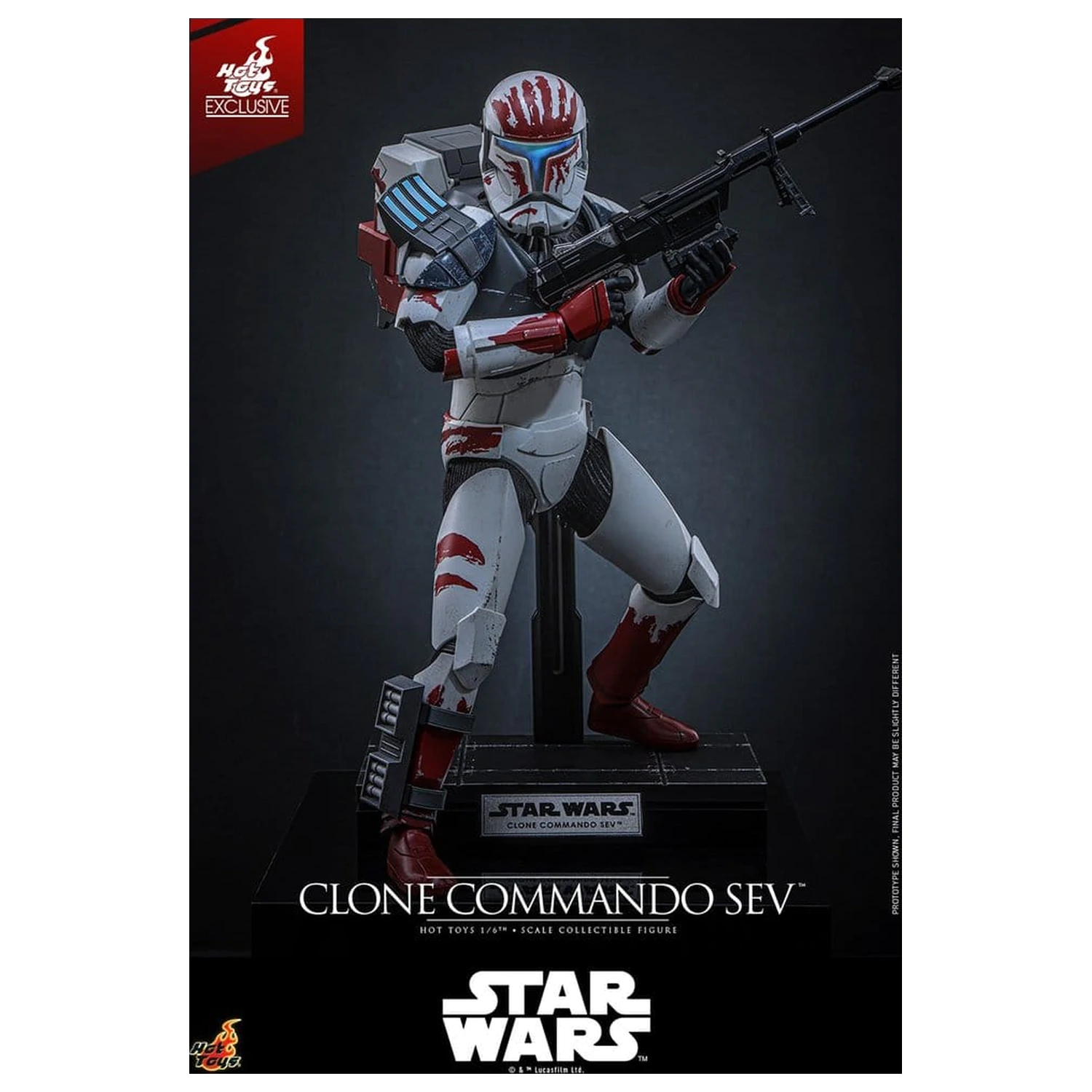 Star Wars: The Clone Wars Television Masterpiece figurină de acțiune 1/6 Clone Commando Sev 30 cm poza produsului