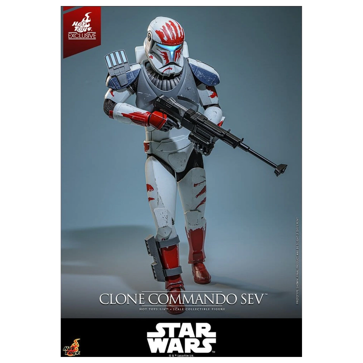 Star Wars: The Clone Wars Television Masterpiece figurină de acțiune 1/6 Clone Commando Sev 30 cm poza produsului