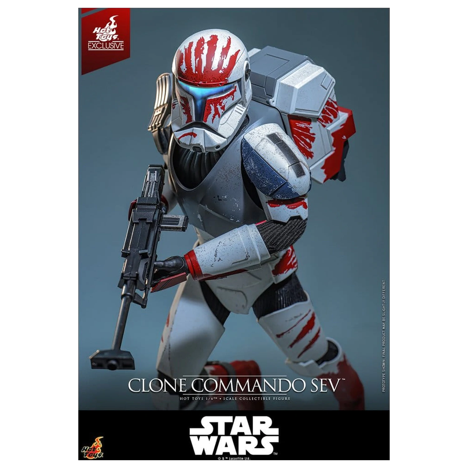 Star Wars: The Clone Wars Television Masterpiece figurină de acțiune 1/6 Clone Commando Sev 30 cm poza produsului