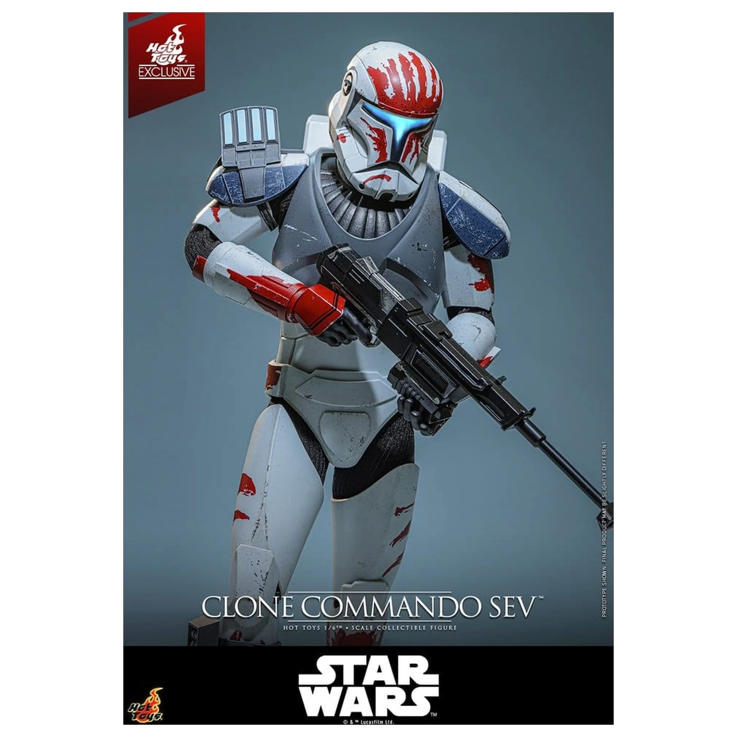 Star Wars: The Clone Wars Television Masterpiece figurină de acțiune 1/6 Clone Commando Sev 30 cm poza produsului