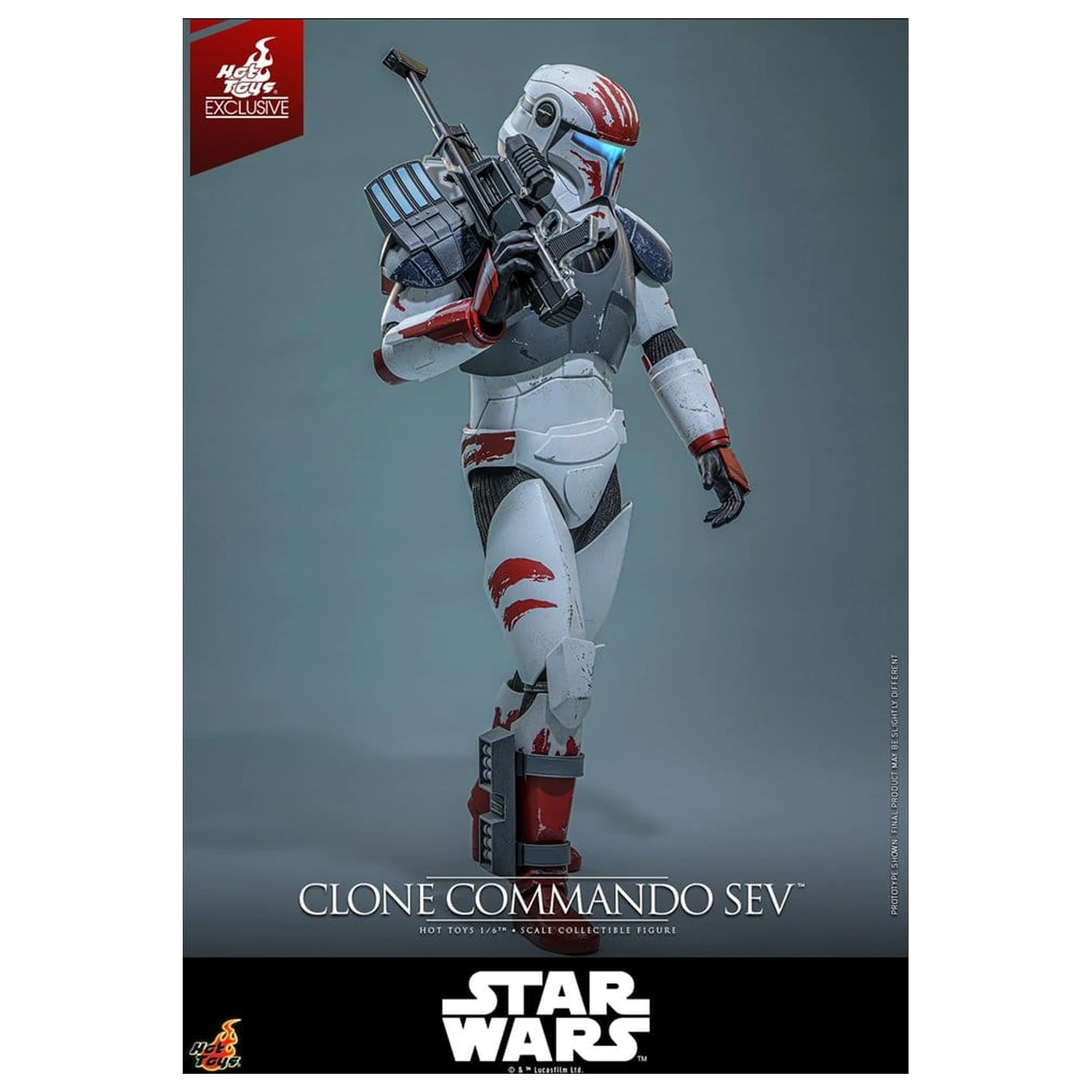 Star Wars: The Clone Wars Television Masterpiece figurină de acțiune 1/6 Clone Commando Sev 30 cm poza produsului