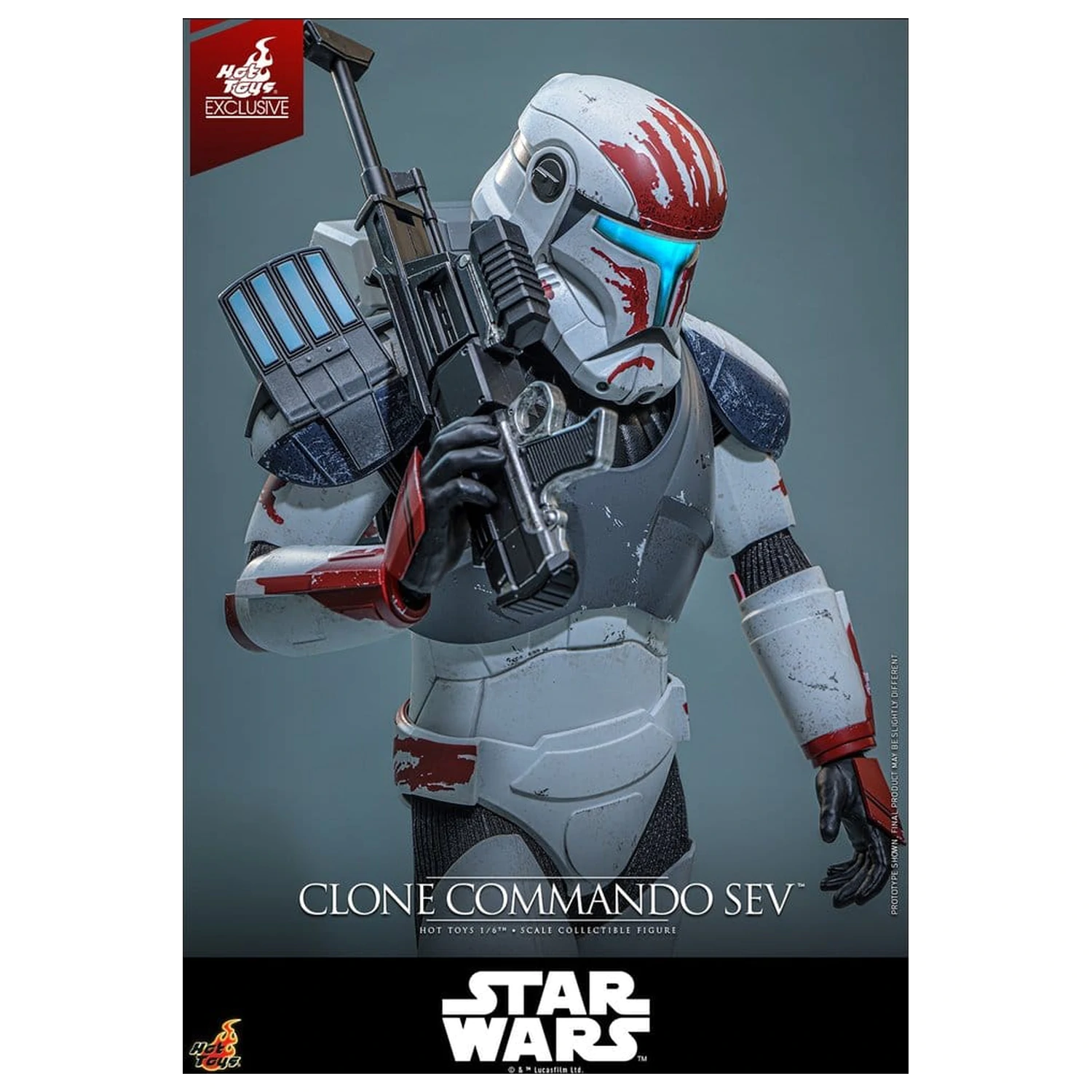 Star Wars: The Clone Wars Television Masterpiece figurină de acțiune 1/6 Clone Commando Sev 30 cm poza produsului