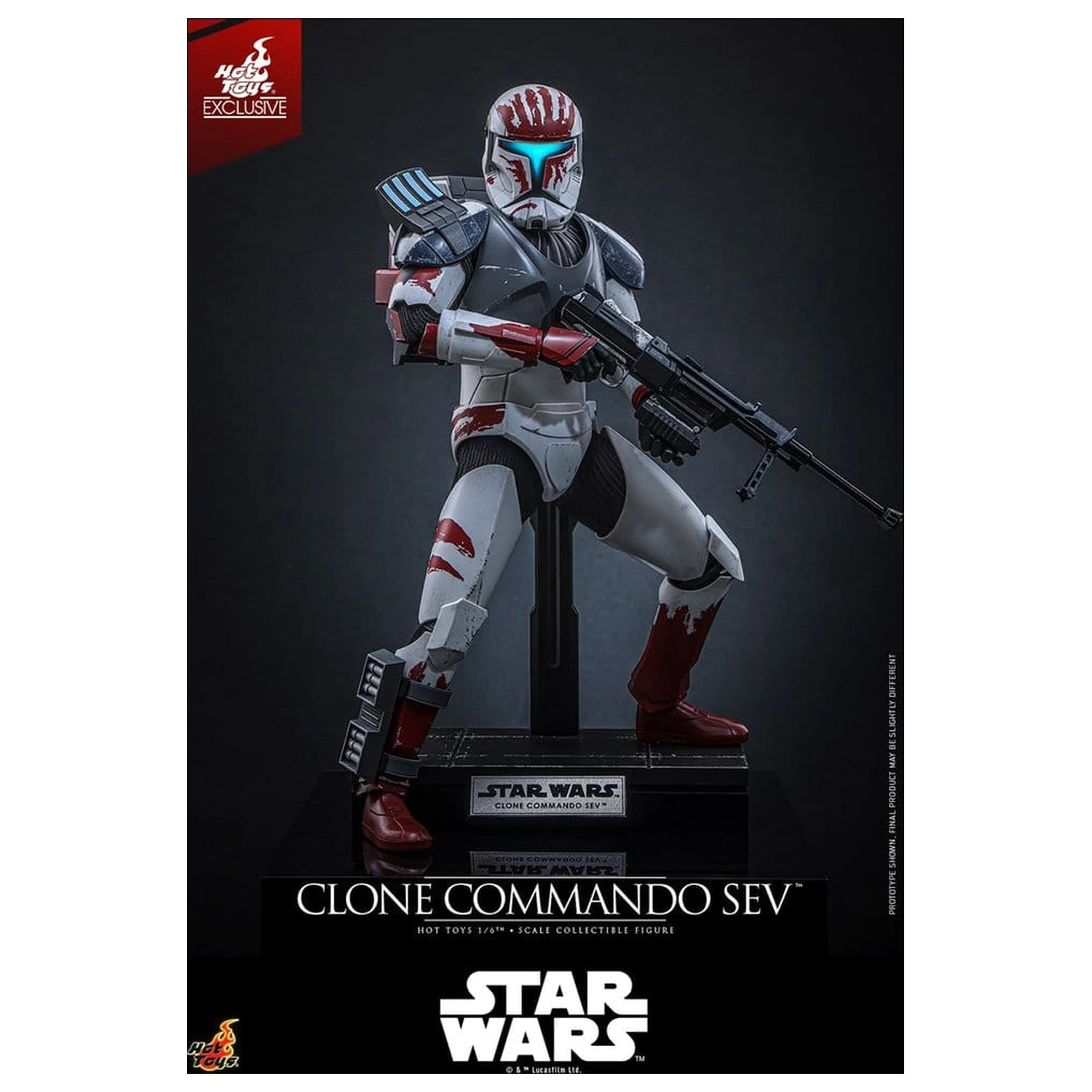 Star Wars: The Clone Wars Television Masterpiece figurină de acțiune 1/6 Clone Commando Sev 30 cm poza produsului