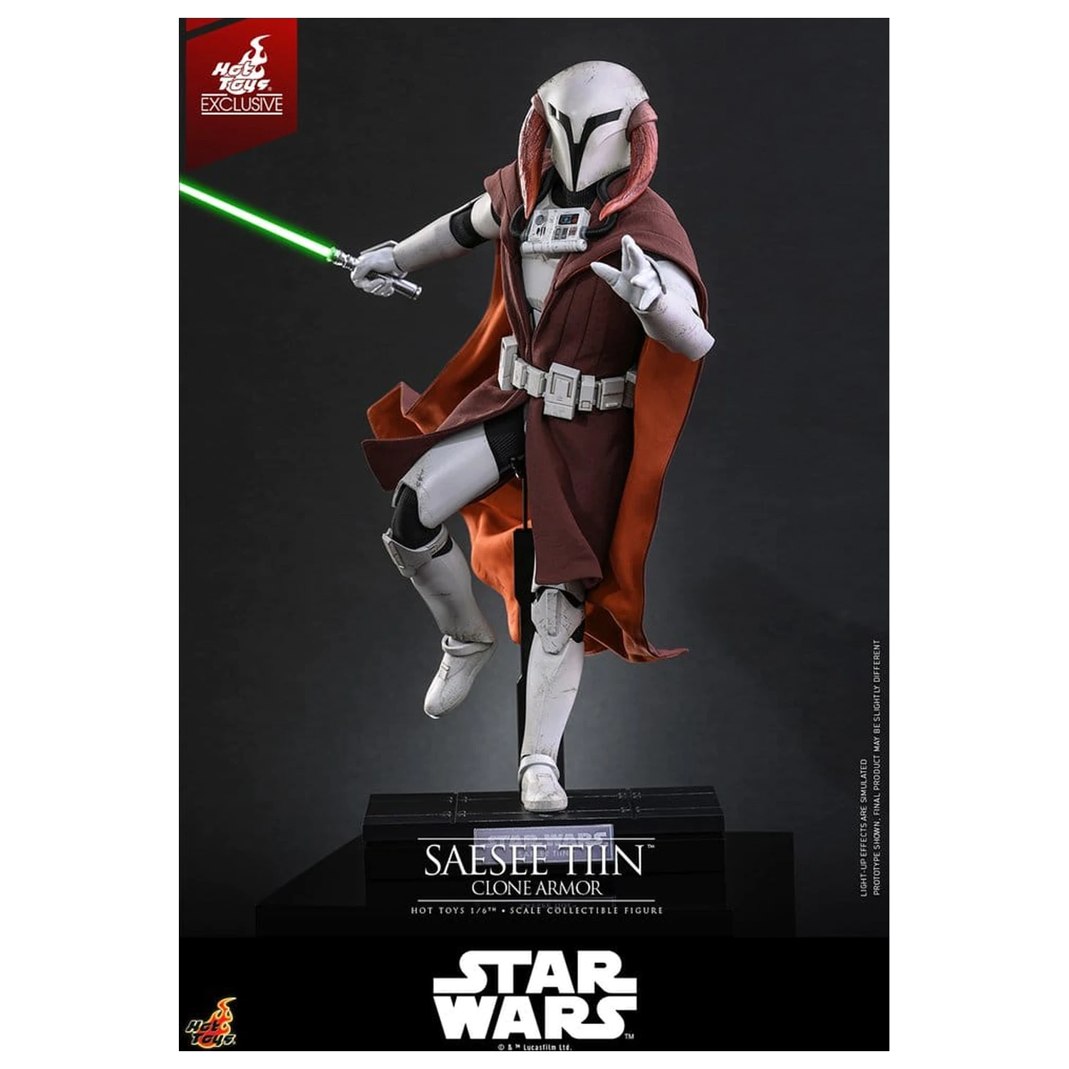 Star Wars: The Clone Wars Television Masterpiece Figurină de acțiune 1/6 Saesee Tiin (Clone Armor) 32 cm poza produsului