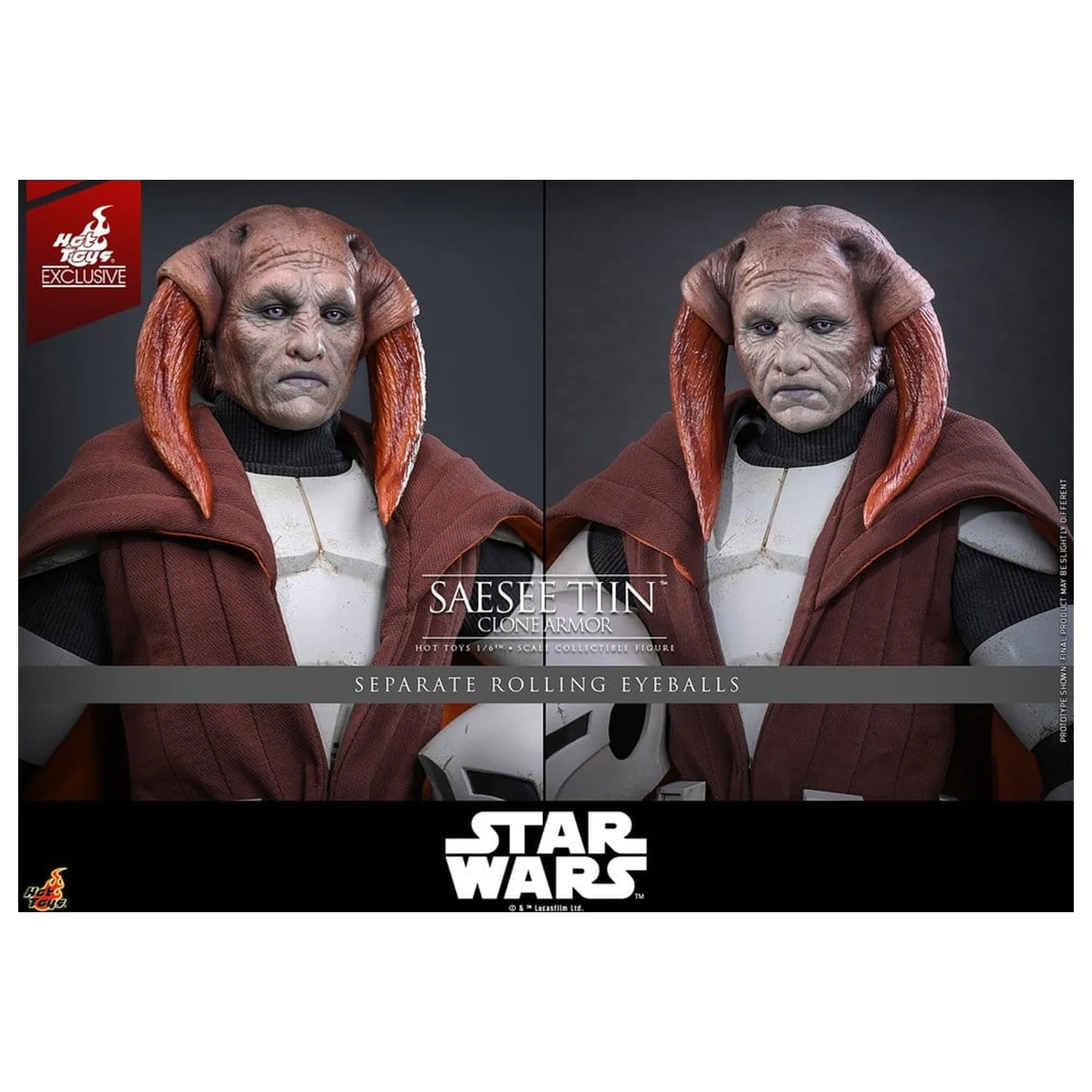 Star Wars: The Clone Wars Television Masterpiece Figurină de acțiune 1/6 Saesee Tiin (Clone Armor) 32 cm poza produsului