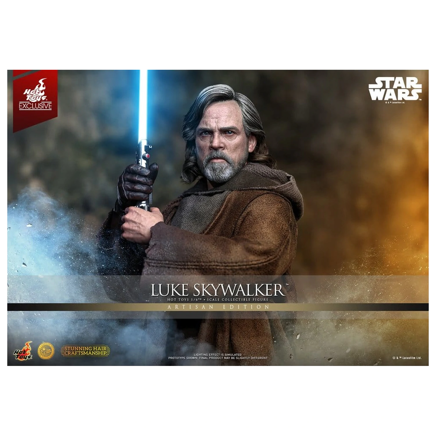 Star Wars: The Last Jedi Movie Masterpiece figurina de actiune 1/6 Luke Skywalker (Artisan Edition) 29 cm poza produsului