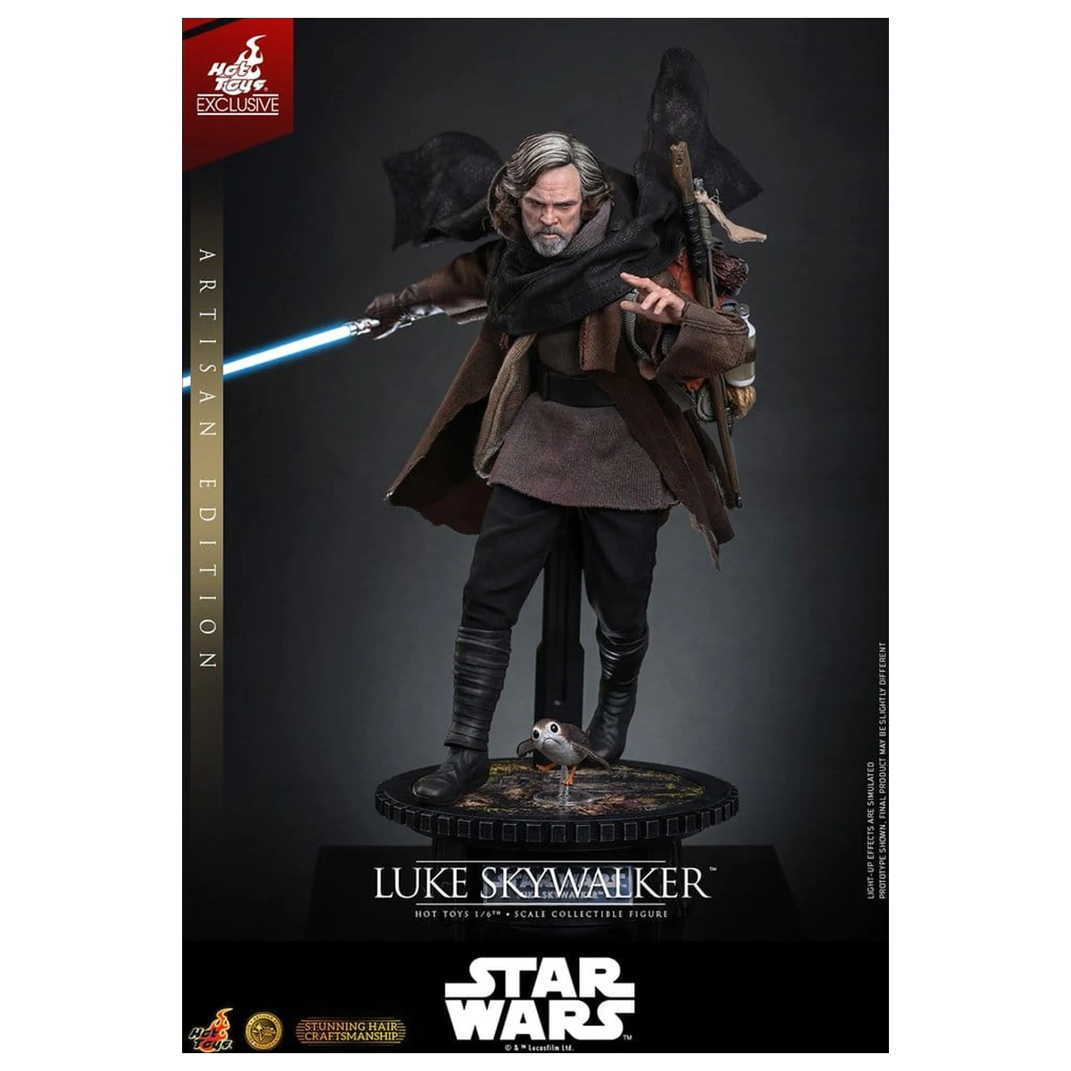 Star Wars: The Last Jedi Movie Masterpiece figurina de actiune 1/6 Luke Skywalker (Artisan Edition) 29 cm poza produsului