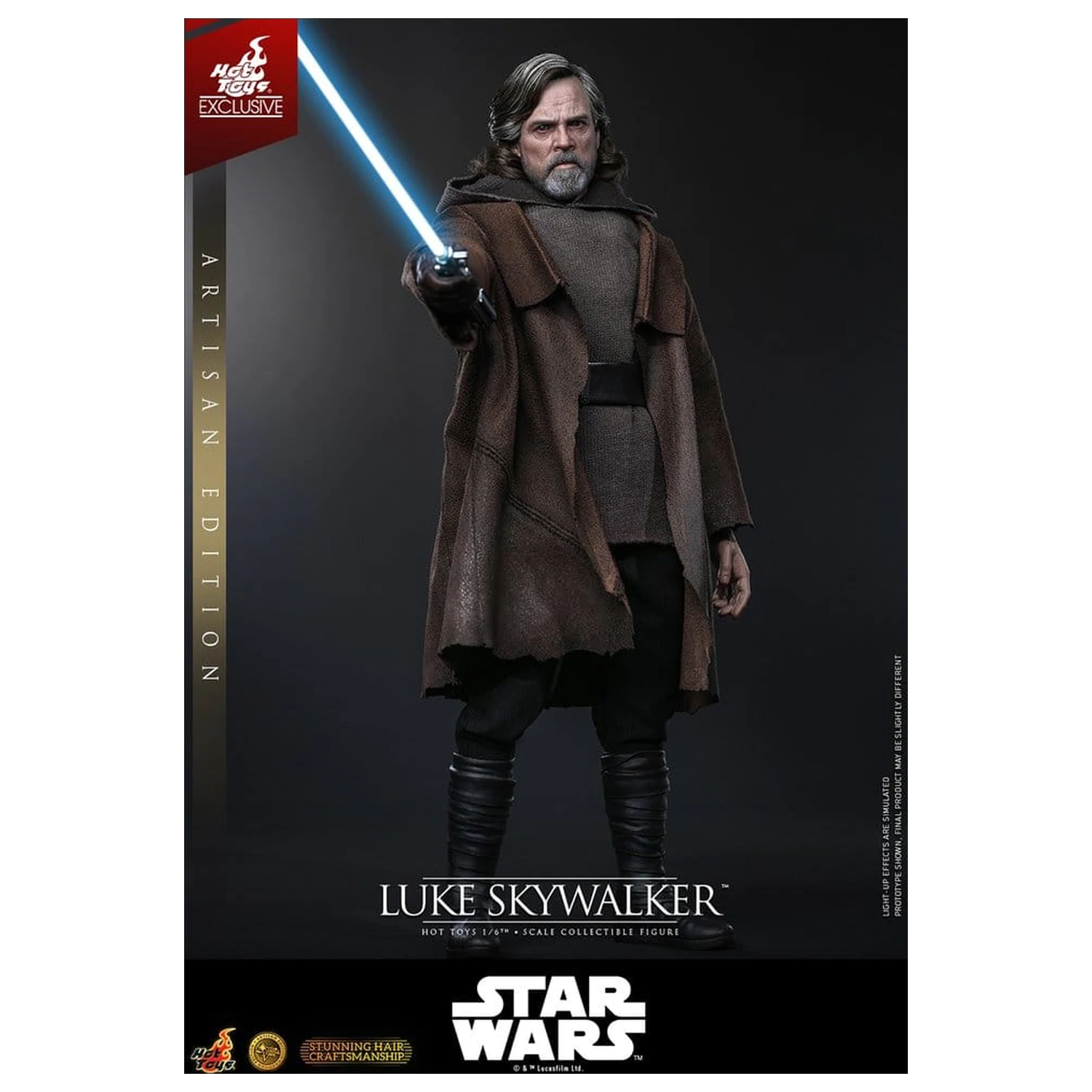 Star Wars: The Last Jedi Movie Masterpiece figurina de actiune 1/6 Luke Skywalker (Artisan Edition) 29 cm poza produsului