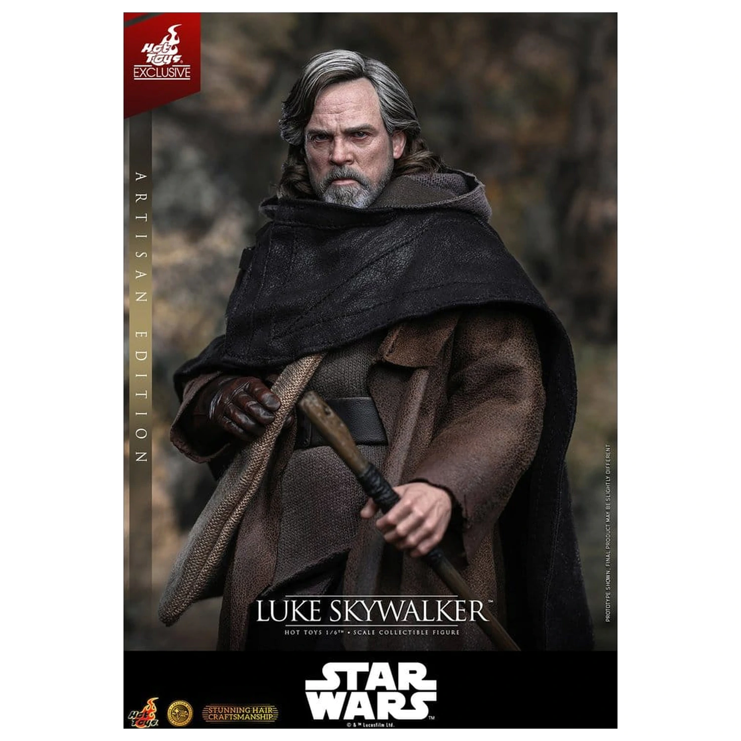 Star Wars: The Last Jedi Movie Masterpiece figurina de actiune 1/6 Luke Skywalker (Artisan Edition) 29 cm poza produsului
