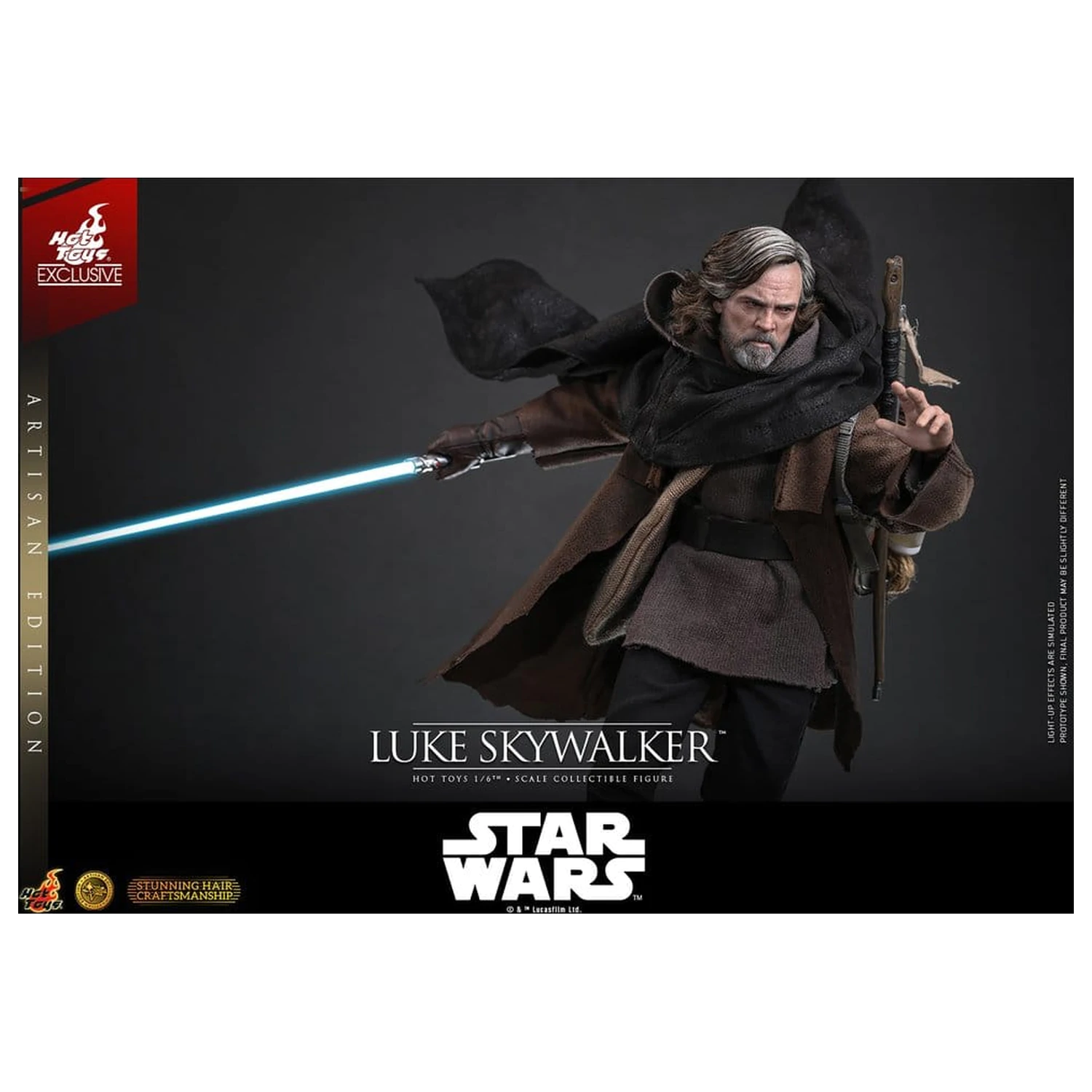 Star Wars: The Last Jedi Movie Masterpiece figurina de actiune 1/6 Luke Skywalker (Artisan Edition) 29 cm poza produsului