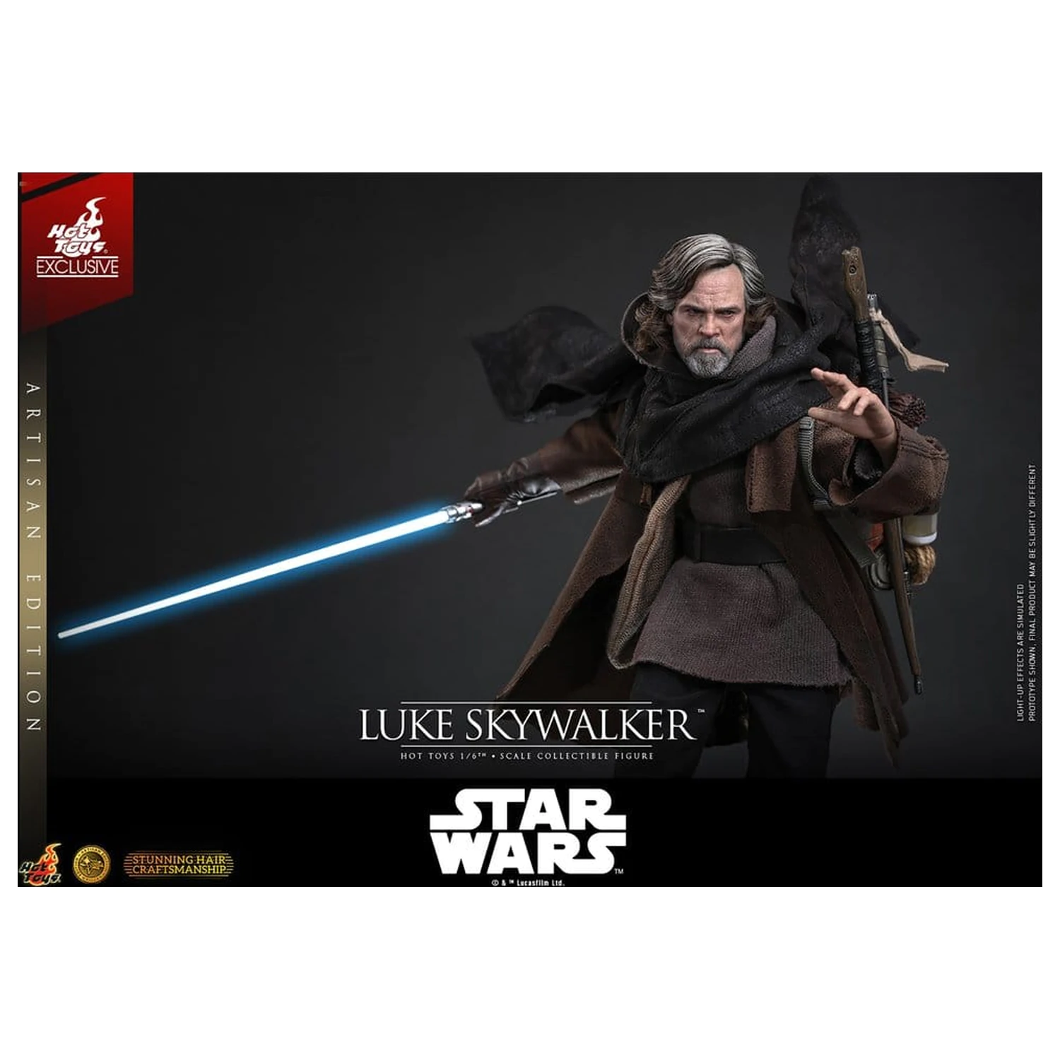 Star Wars: The Last Jedi Movie Masterpiece figurina de actiune 1/6 Luke Skywalker (Artisan Edition) 29 cm poza produsului