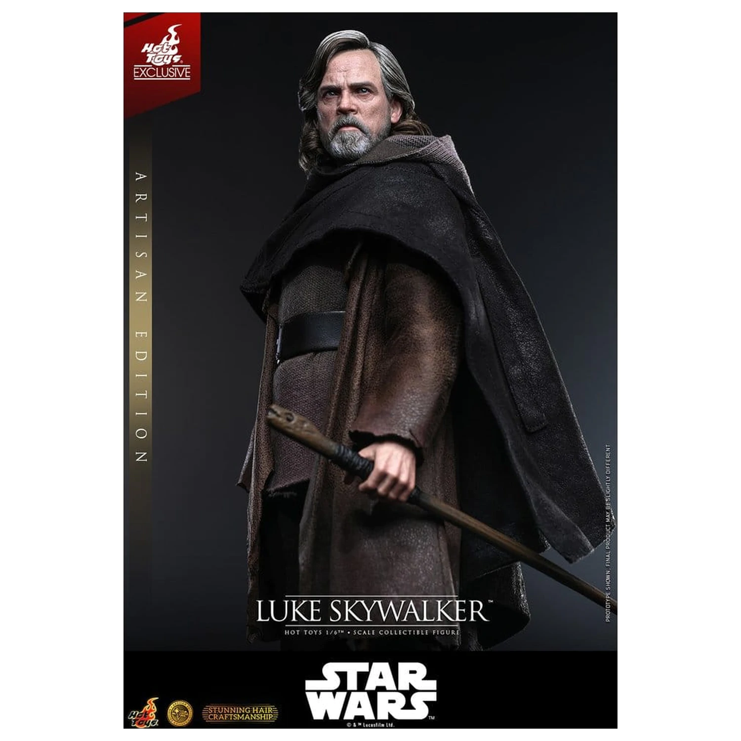 Star Wars: The Last Jedi Movie Masterpiece figurina de actiune 1/6 Luke Skywalker (Artisan Edition) 29 cm poza produsului