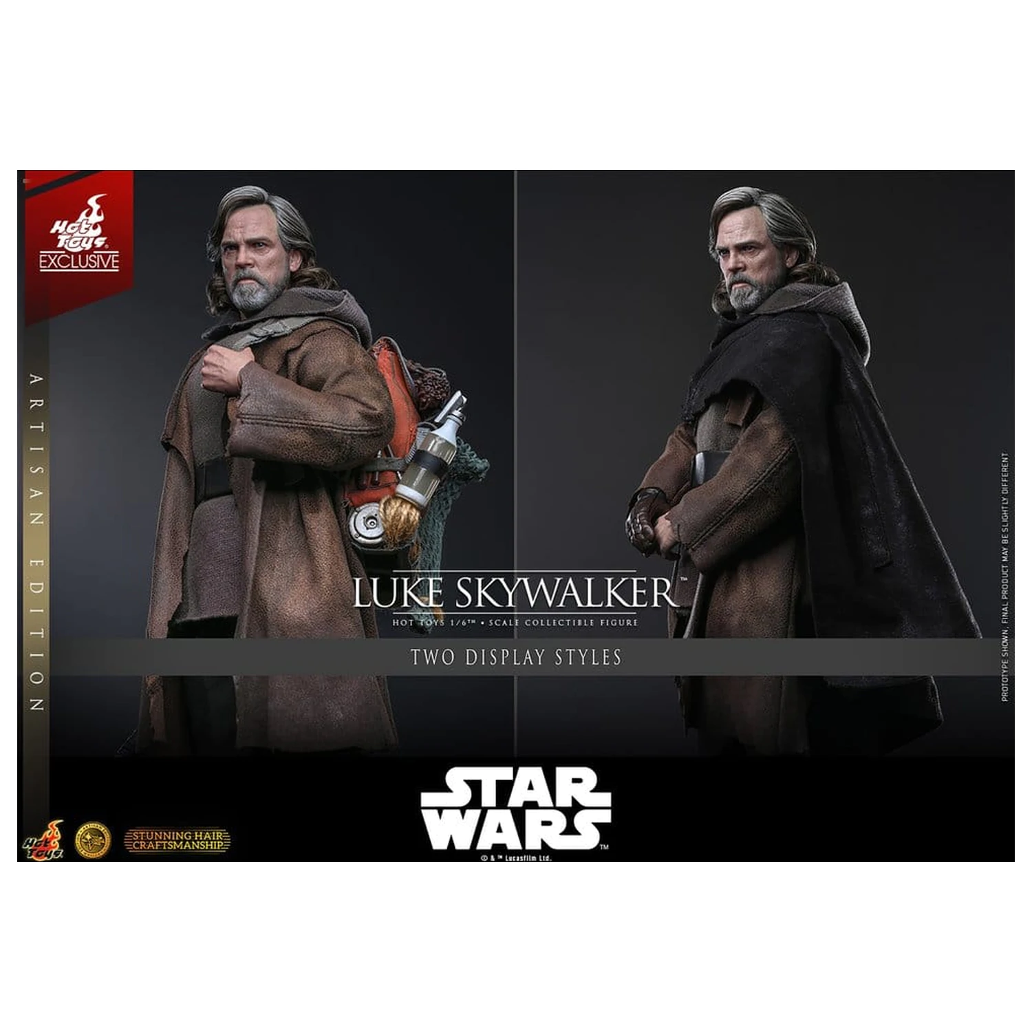Star Wars: The Last Jedi Movie Masterpiece figurina de actiune 1/6 Luke Skywalker (Artisan Edition) 29 cm poza produsului