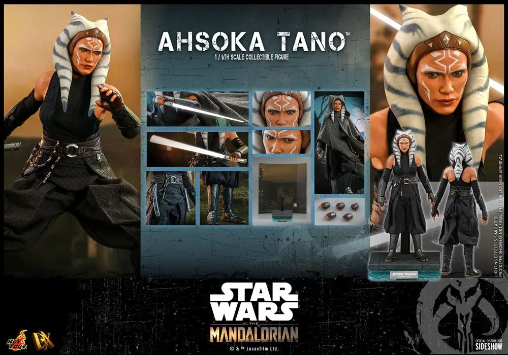 Star Wars The Mandalorian figurină de acțiune 1/6 Ahsoka Tano 29 cm poza produsului