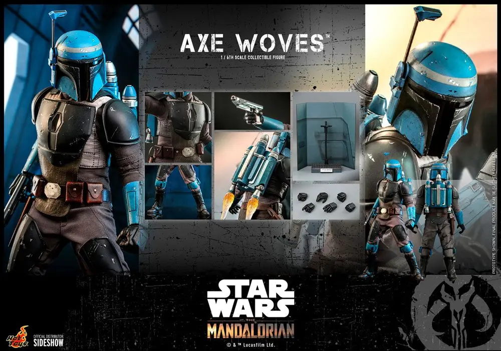 Star Wars The Mandalorian Figurina de acțiune 1/6 Axe Woves 30 cm poza produsului