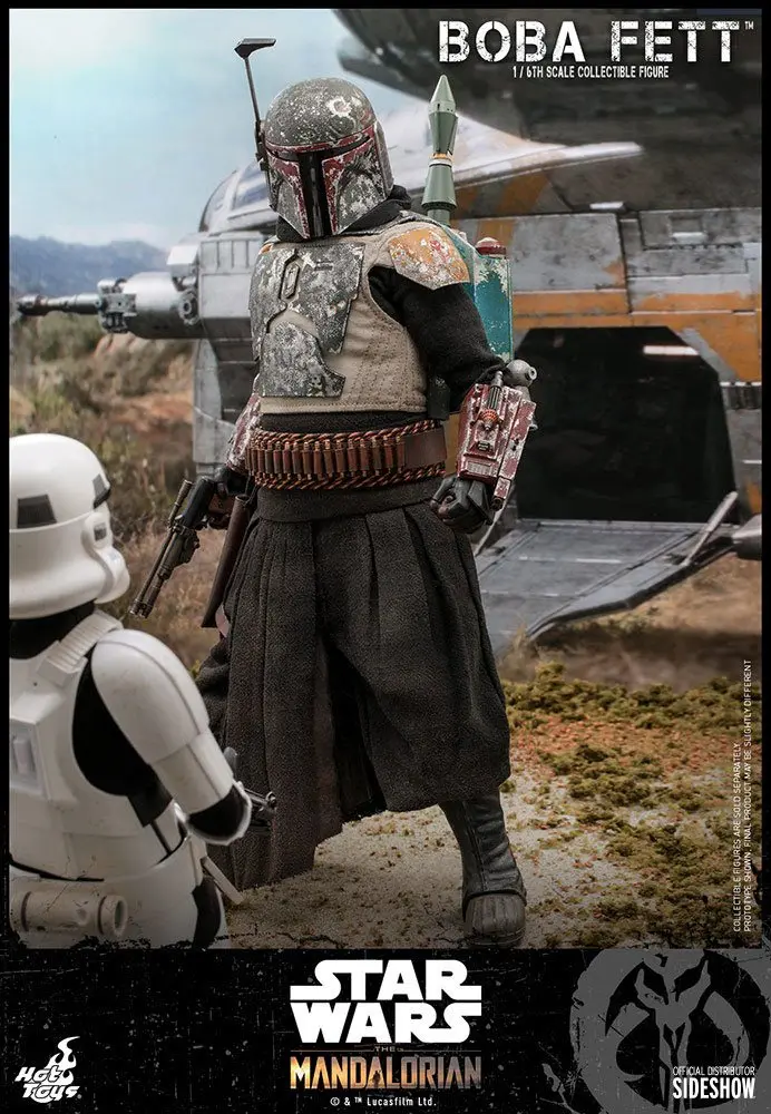 Star Wars The Mandalorian Figurina de Acțiune 1/6 Boba Fett 30 cm poza produsului