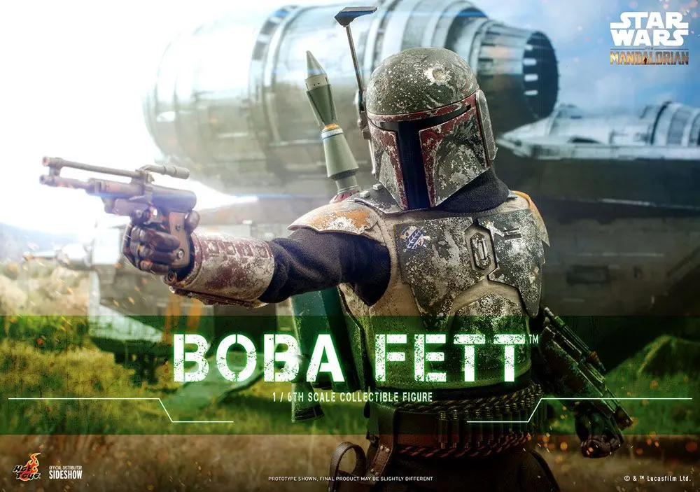 Star Wars The Mandalorian Figurina de Acțiune 1/6 Boba Fett 30 cm poza produsului
