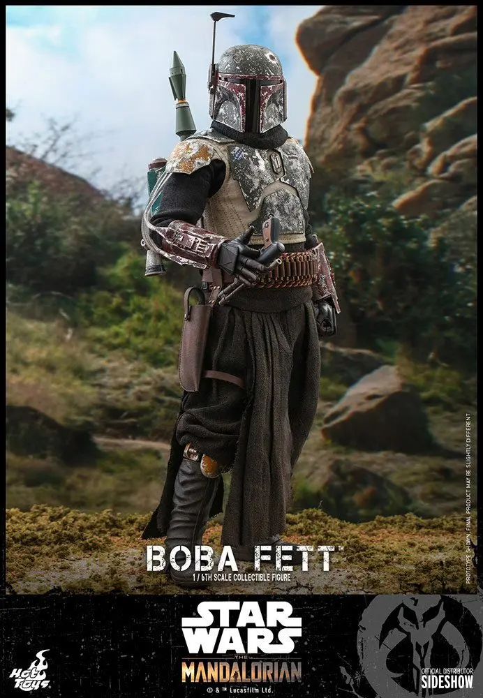 Star Wars The Mandalorian Figurina de Acțiune 1/6 Boba Fett 30 cm poza produsului