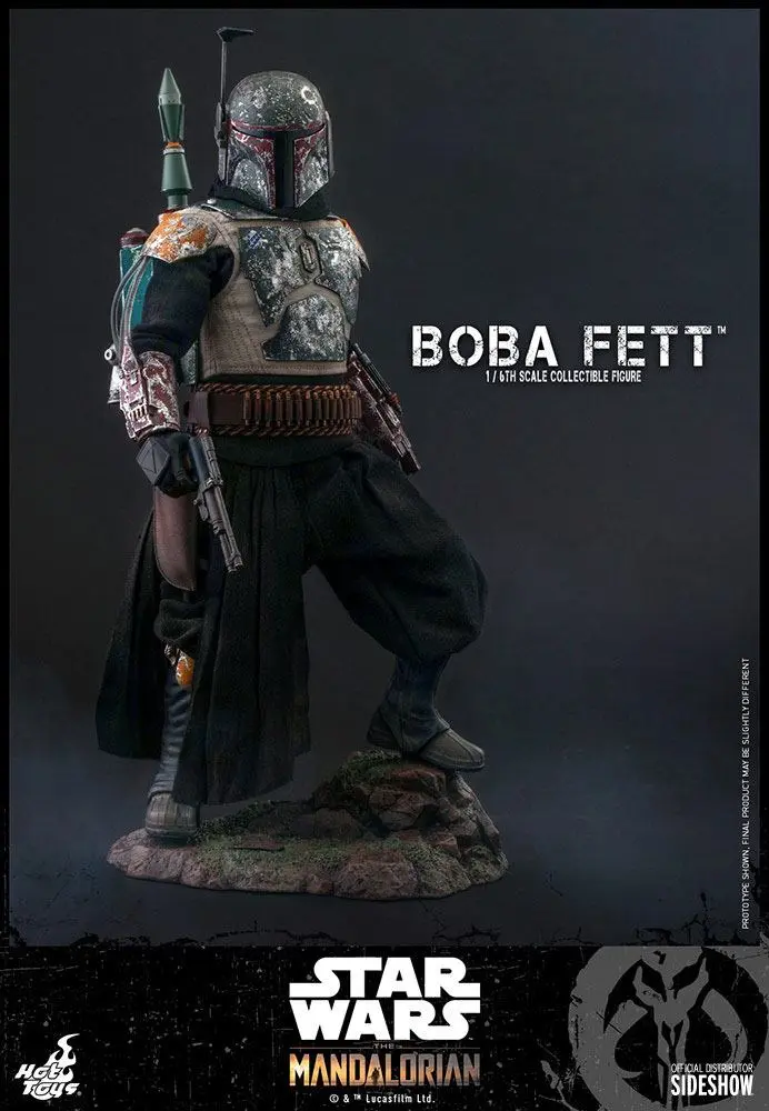 Star Wars The Mandalorian Figurina de Acțiune 1/6 Boba Fett 30 cm poza produsului